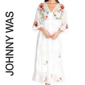 Johnny Was Fiero Embroidered Dress Size Small